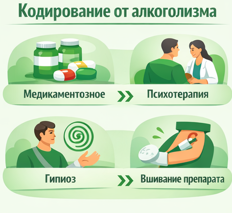 кодирование от алкоголизма в Боровичах Санати